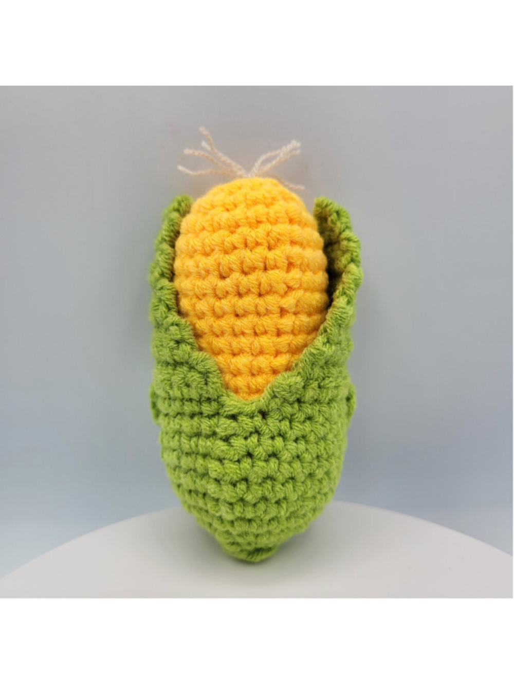 Cute "Positive Corn" & "Positive Bunny" Desk Decor Crochet Figures Set – NWOT - Picture 3 of 9